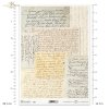stary list, listy, papeteria, ręczne pismo, kroje pisma, litery, w sepii, sepia,
